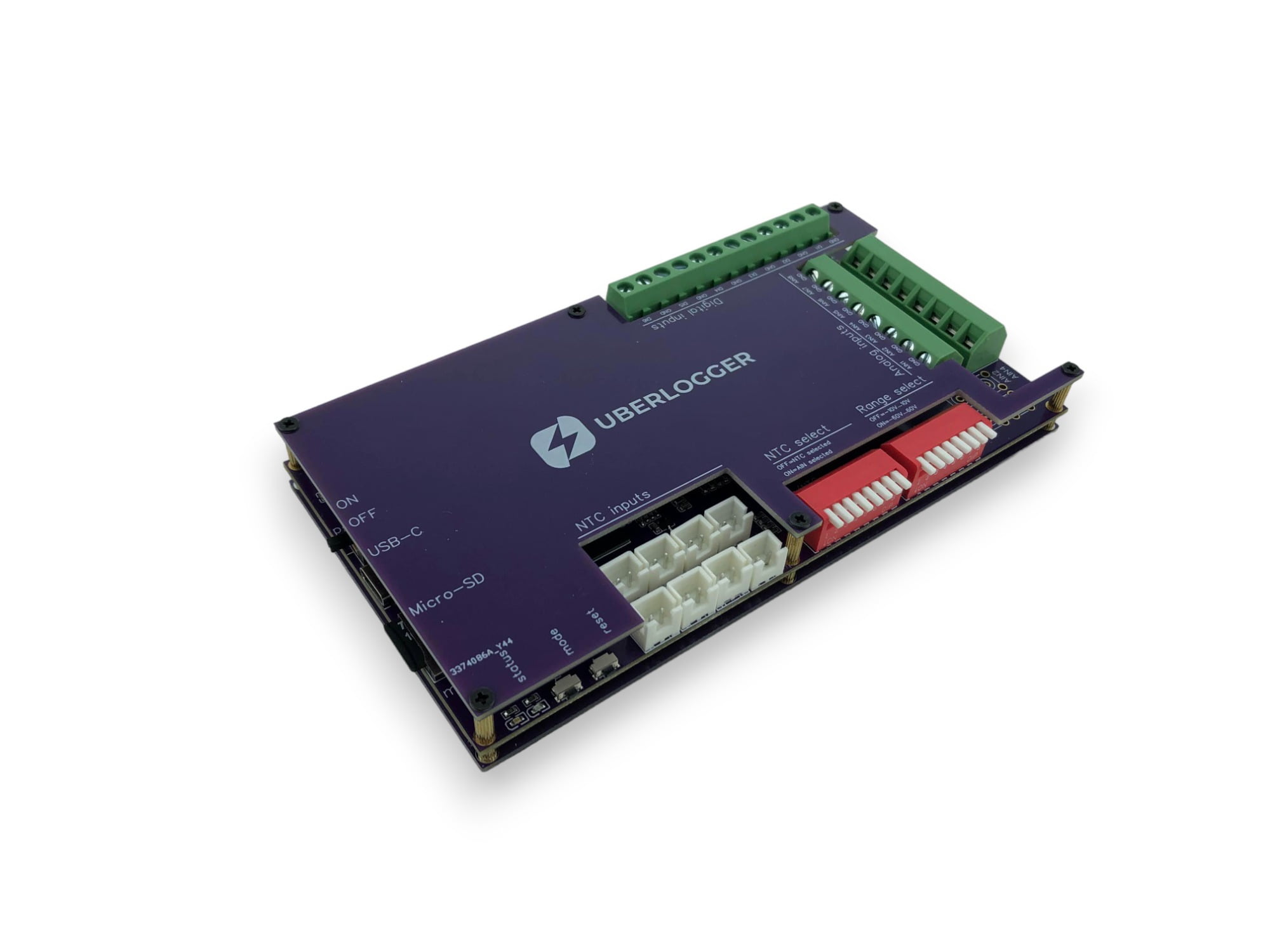 Uberlogger side view